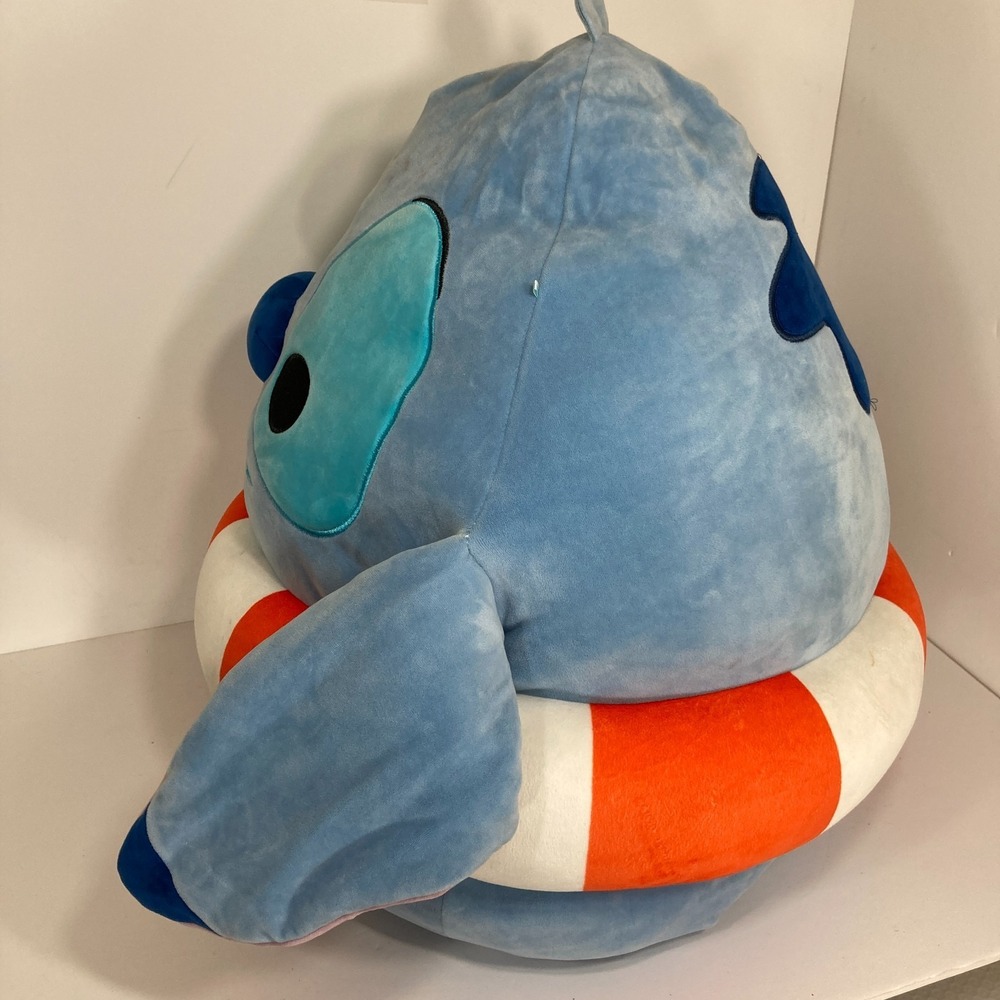 Squishmallows Large 20" Disney Stitch Summer Inner Tube Pool Stitch Plush - Picture 9 of 14